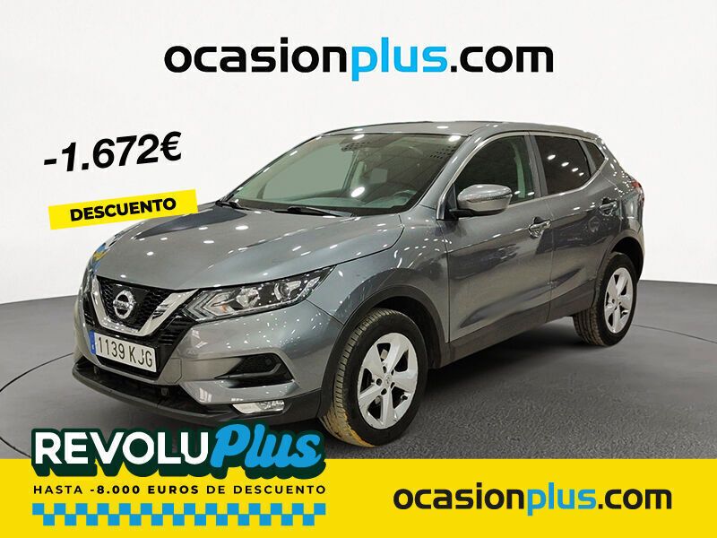 Gris Usado 2018 Nissan Qashqai Acenta SUV | 18.400 € (Un poco caro) - Imagen 1/4