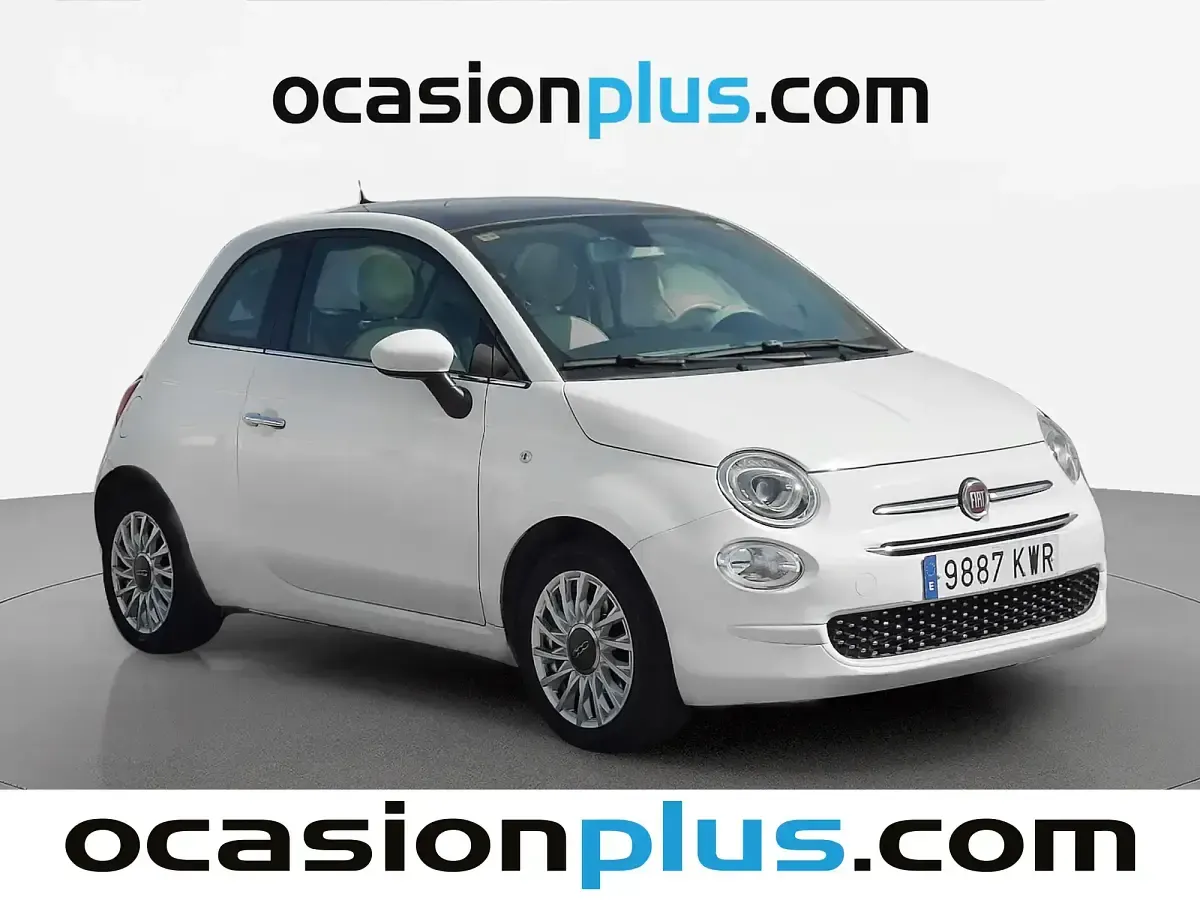 Usado Fiat 500 Lounge 69 CV (50 kW) 2019 Blanco Utilitario