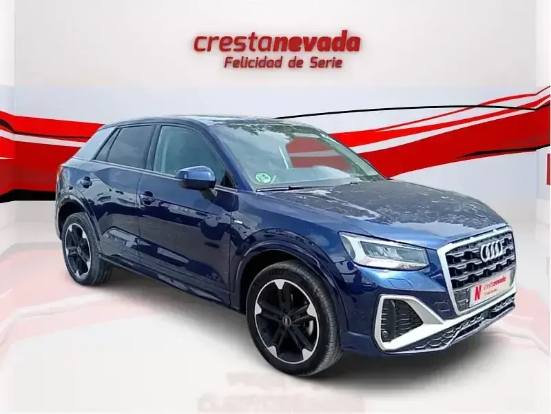 Usado Audi Q2 S-Line 116 CV (85 kW) 2021 Azul SUV