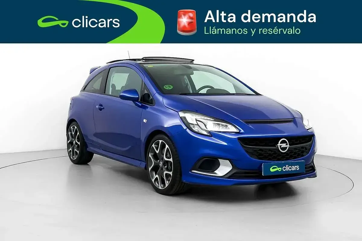 Usado Opel Corsa OPC 211 CV (155 kW) 2016 Azul Utilitario