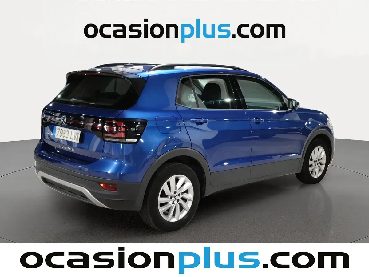 Usado VW T-Cross Advance 95 CV (69 kW) 2021 Azul SUV