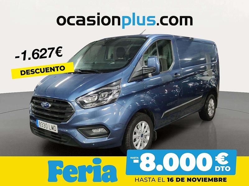 Azul Usado 2021 Ford Transit Custom Trend Berlina | 17.900 € (Buen precio) - Imagen 1/4