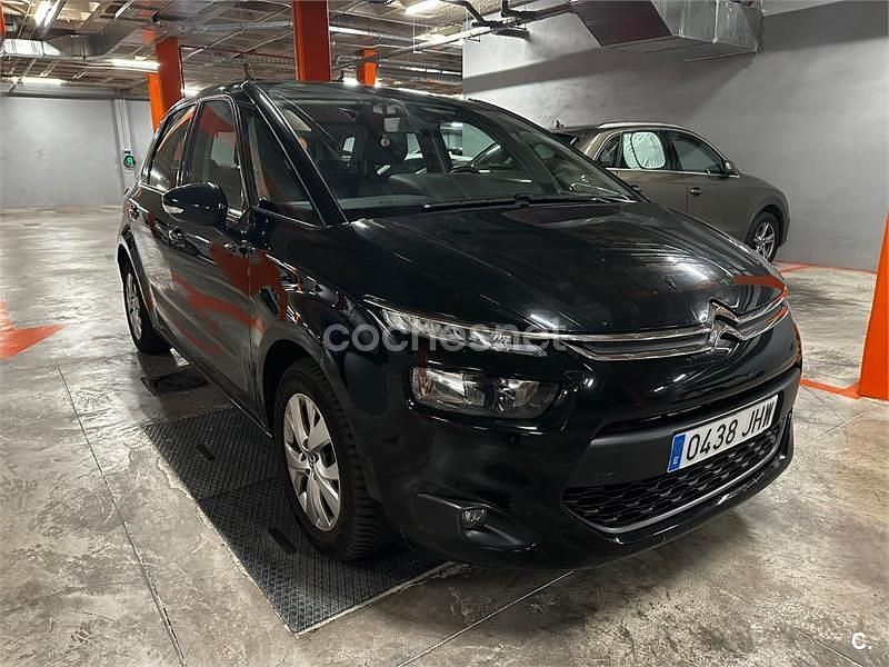 Negro Usado 2015 Citroën C4 Picasso PureTech Monovolumen | 8500 € (Precio justo) - Imagen 1/4