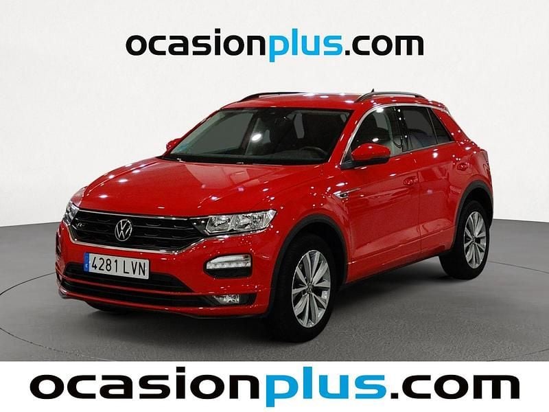 Rojo Usado 2021 VW T-Roc Advance SUV | 20.900 € (Precio justo) - Imagen 1/4