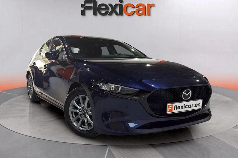 Azul Usado 2025 Mazda 3 Prime-Line Berlina | 24.290 € - Imagen 1/4