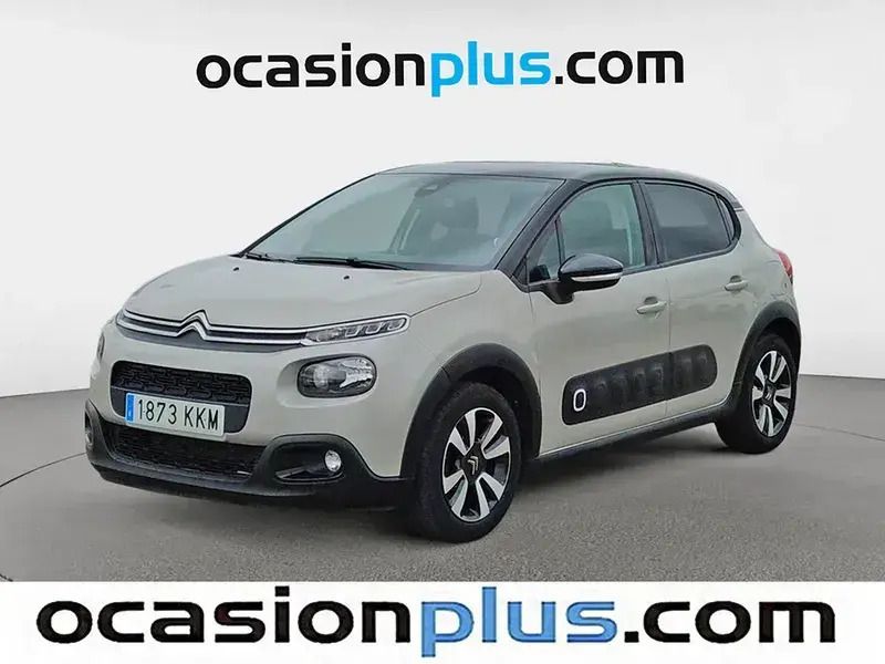 Beige Usado 2018 Citroën C3 PureTech Utilitario | 9719 € (Un poco caro) - Imagen 1/4