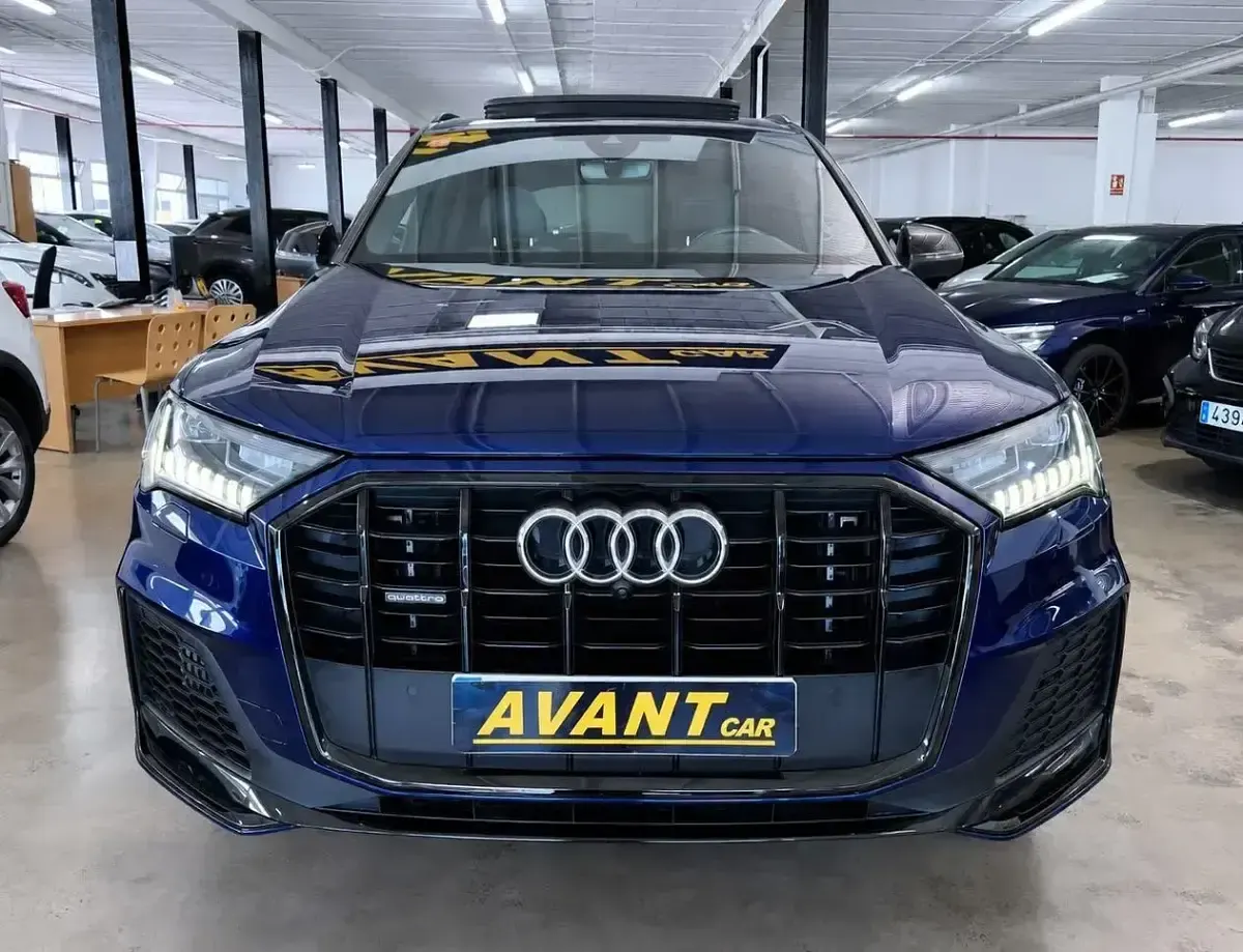 Usado Audi Q7 S-line plus 462 CV (339 kW) 2021 Azul SUV