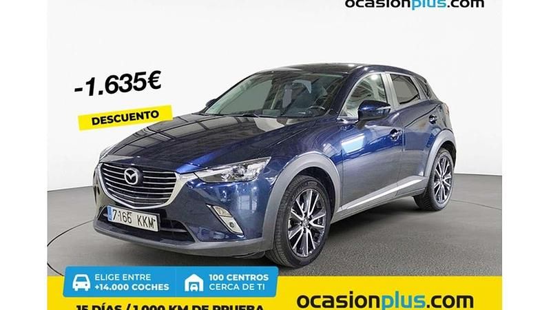 Azul Usado 2018 Mazda CX-3 Luxury SUV | 16.355 € (Un poco caro) - Imagen 1/4