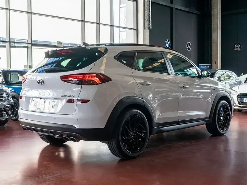 Usado Hyundai Tucson N Line 136 CV (100 kW) 2020 Blanco SUV