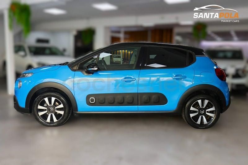 Usado Citroën C3 Shine 99 CV (72 kW) 2019 Azul Utilitario