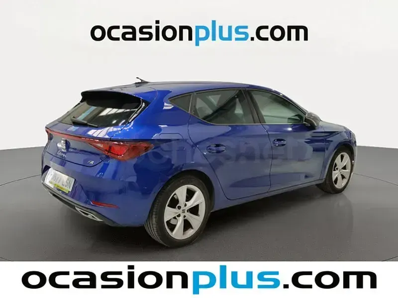 Usado Seat Leon FR 150 CV (110 kW) 2021 Azul Berlina
