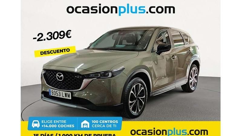 Gris Usado 2022 Mazda CX-5 Newground SUV | 22.355 € (Buen precio) - Imagen 1/4