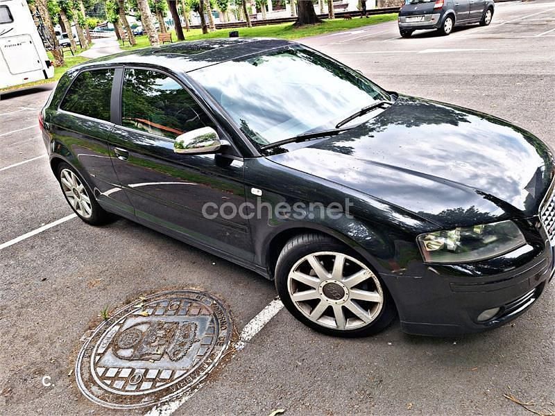 Usado Audi A3 Attraction 115 CV (84 kW) 2007 Negro Utilitario