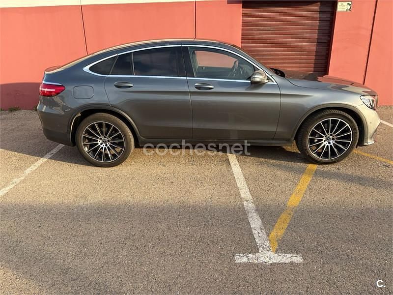 Usado Mercedes GLC220 170 CV (125 kW) 2017 Gris / plata Coupe