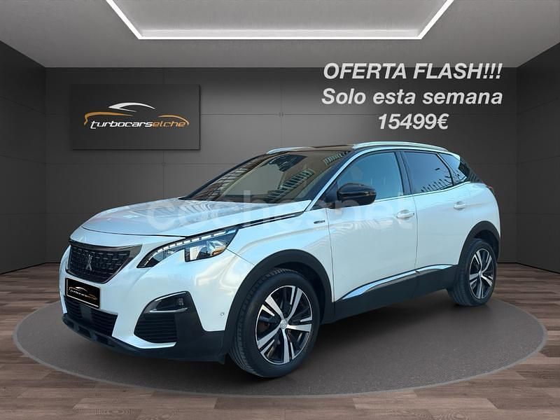 Blanco Usado 2018 Peugeot 3008 GT-line SUV | 15.499 € (Un poco caro) - Imagen 1/4