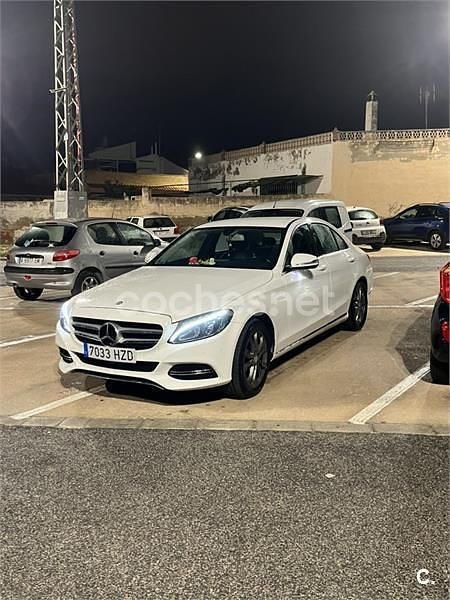 Usado Mercedes C220 AMG 170 CV (125 kW) 2014 Blanco Berlina
