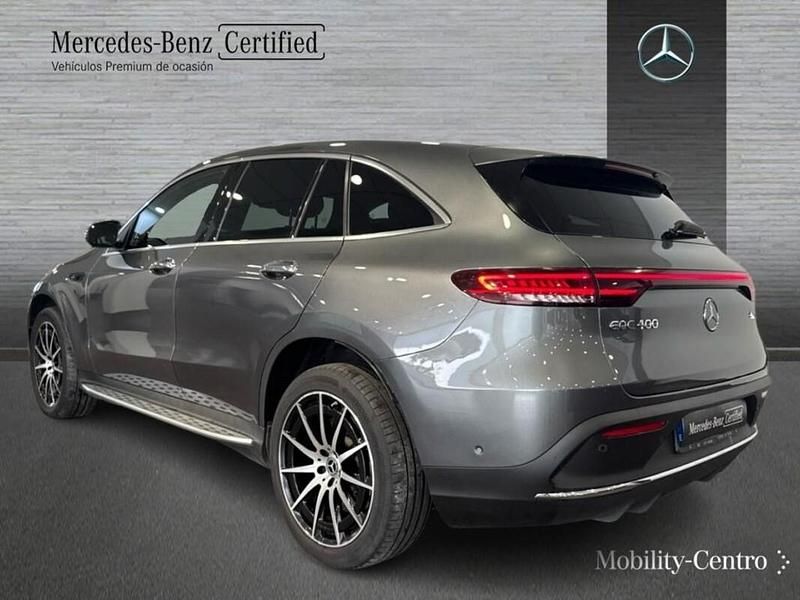 Usado Mercedes EQC400 300 kW (408 CV) 2021 Gris selenita metalizado SUV