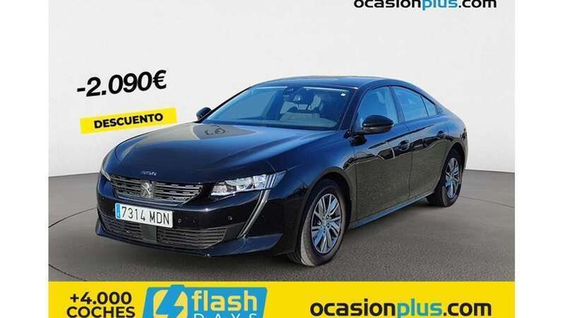 Negro Usado 2023 Peugeot 508 Active Berlina | 20.446 € (Buen precio) - Imagen 1/4