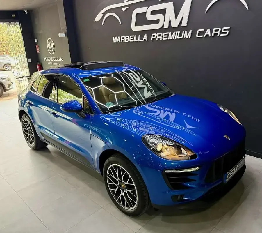 Usado Porsche Macan 252 CV (185 kW) 2018 Azul SUV