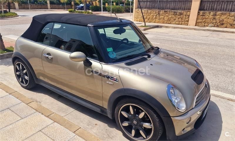 Beige Usado 2007 Mini Cooper S Cabriolet Descapotable | 9200 € (Precio justo) - Imagen 1/4