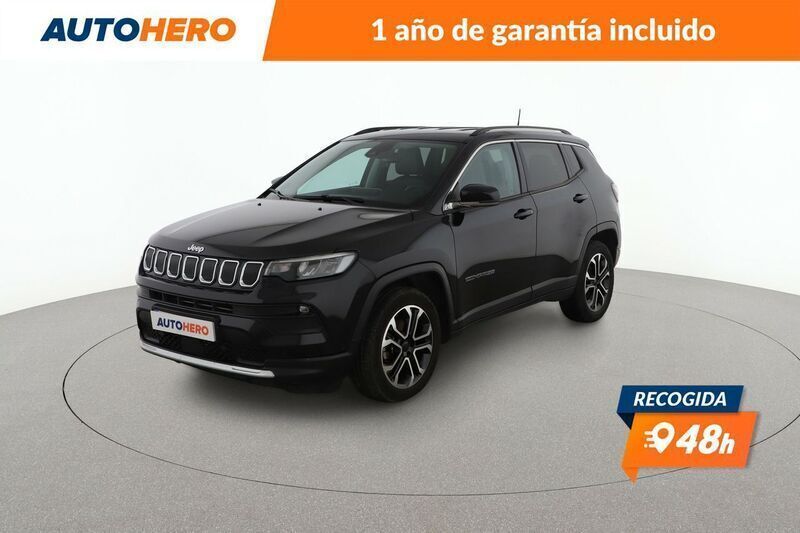 Negro Usado 2021 Jeep Compass Limited SUV | 18.999 € (Precio justo) - Imagen 1/3