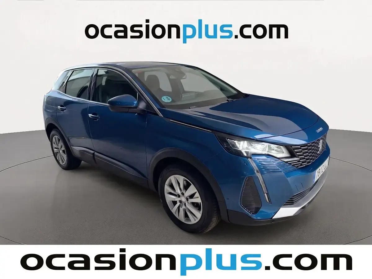 Usado Peugeot 3008 Active 131 CV (96 kW) 2020 Azul SUV