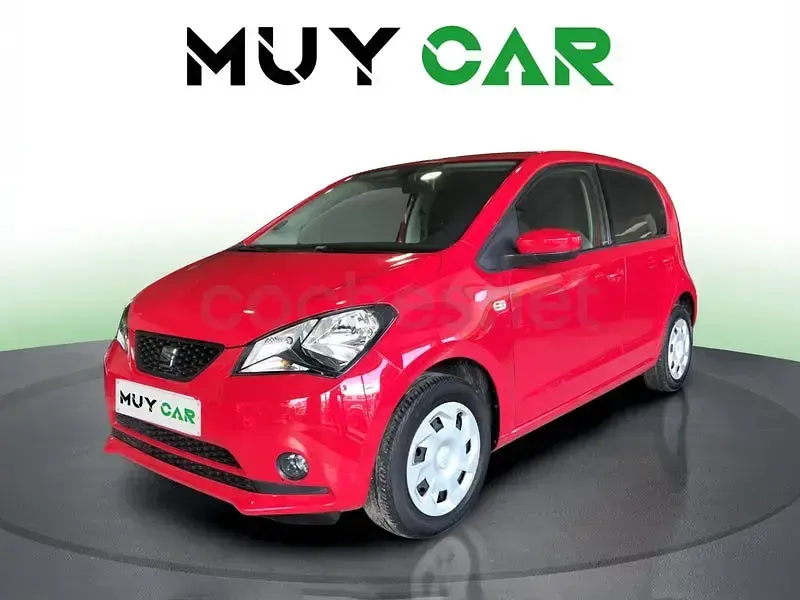 Usado Seat Mii Style 68 CV (50 kW) 2019 Rojo Utilitario