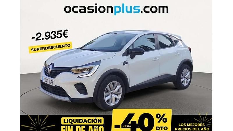 Blanco Usado 2022 Renault Captur Intens SUV | 15.355 € (Precio justo) - Imagen 1/4