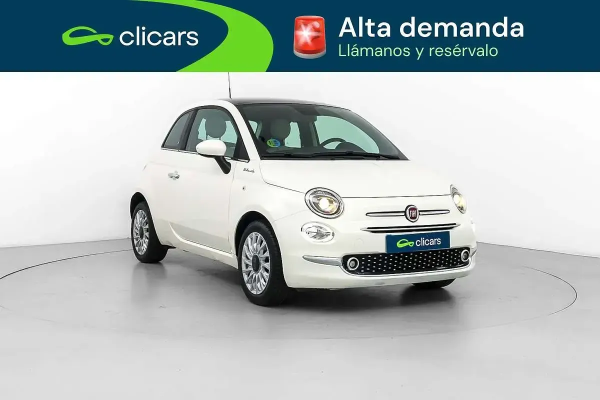 Usado Fiat 500 Dolcevita 71 CV (52 kW) 2022 Blanco Utilitario