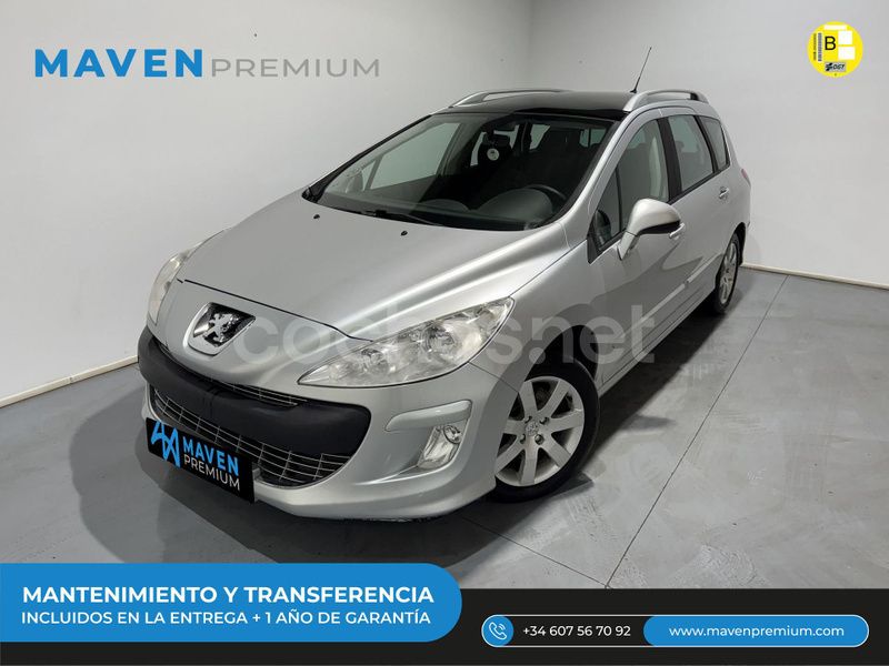 Gris / plata Usado 2009 Peugeot 308 Sport Familiar | 4599 € (Un poco caro) - Imagen 1/4