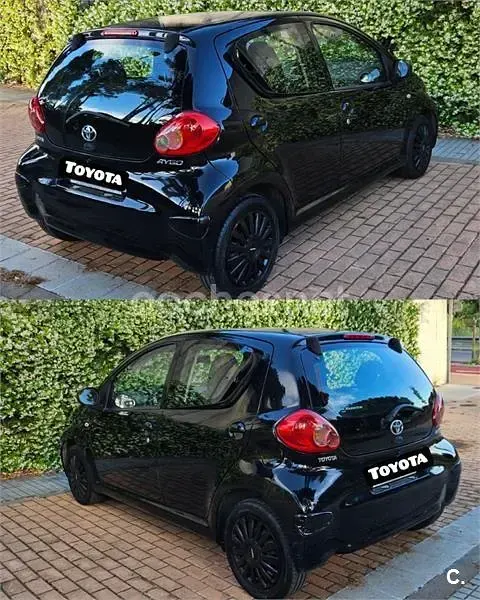 Begagnad Toyota Aygo 68 HK (50 kW) 2008 Svart Halvkombi