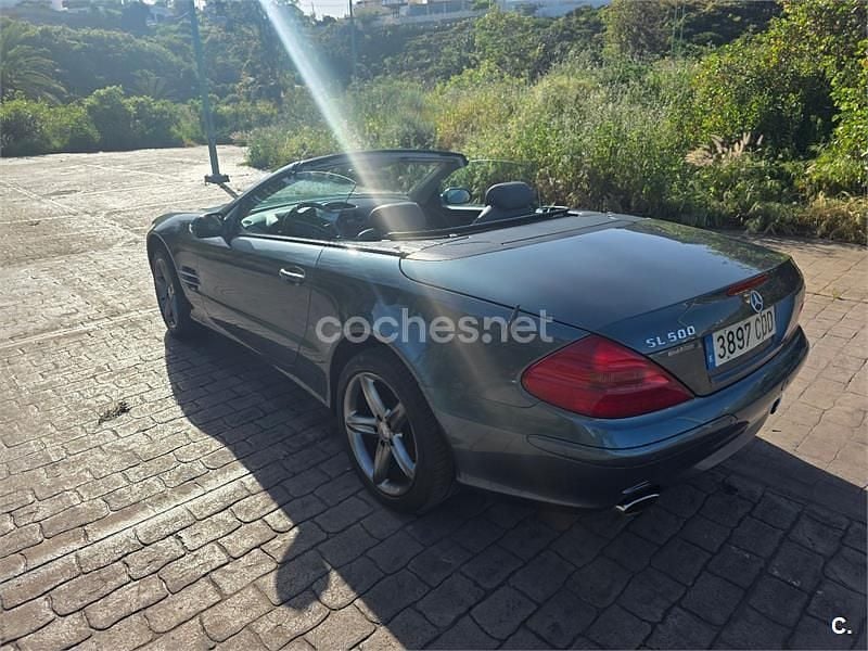 Usado Mercedes SL500 306 CV (225 kW) 2003 Verde Descapotable