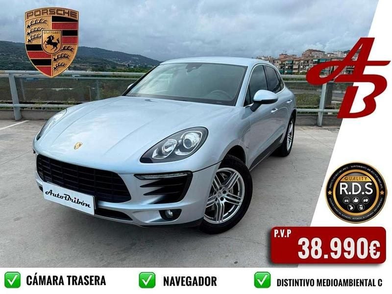 Plateado Usado 2015 Porsche Macan S SUV | 38.990 € (Precio justo) - Imagen 1/4