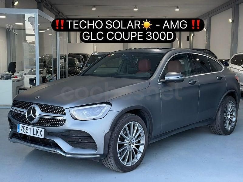 Usado Mercedes GLC300 245 CV (180 kW) 2020 Gris / plata Coupe