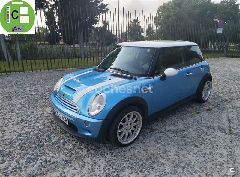 Azul Usado 2003 Mini Cooper S Utilitario | 4990 € (Precio justo) - Imagen 1/4