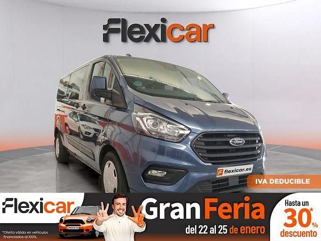 Azul Usado 2023 Ford Transit Custom Trend Familiar | 37.990 € - Imagen 1/4