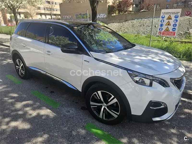 Usado Peugeot 5008 GT-line 150 CV (110 kW) 2017 Blanco SUV