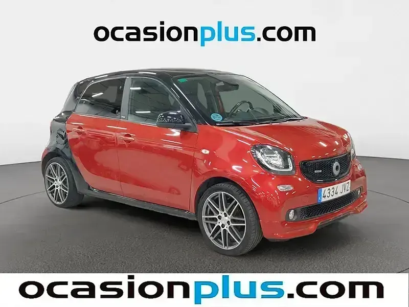 Käytetty Smart ForFour Brabus 109 HP (80 kW) 2017 Punainen Viistoperä