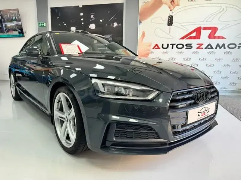 Usado Audi A5 S-Line 218 CV (160 kW) 2018 Negro Coupe