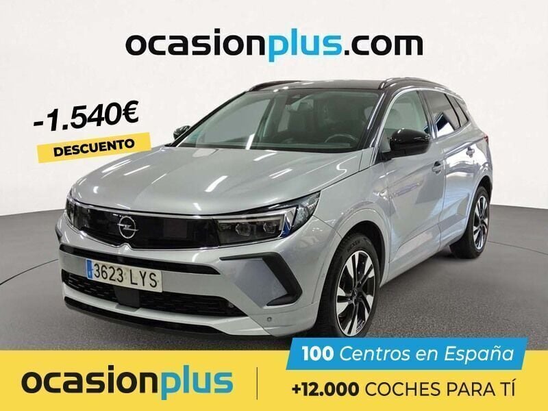 Gris / plata Usado 2022 Opel Grandland X Ultimate SUV | 15.800 € (Precio justo) - Imagen 1/4