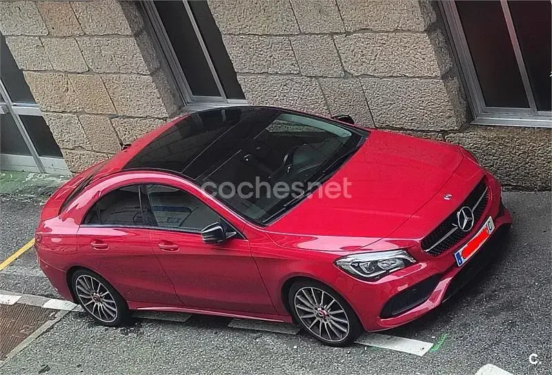 Usado Mercedes CLA220 190 CV (139 kW) 2018 Rojo Berlina