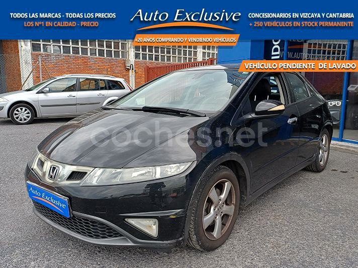 Negro Usado 2009 Honda Civic Sport Berlina | 7490 € (Precio justo) - Imagen 1/4