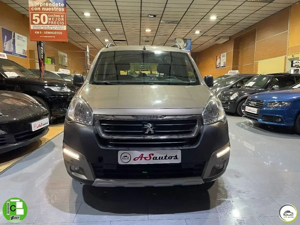 Usado Peugeot Partner Tepee Outdoor 100 CV (73 kW) 2017 Gris Monovolumen