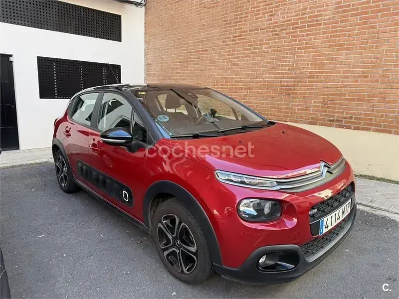 Usado Citroën C3 Feel 110 CV (80 kW) 2017 Rojo Berlina