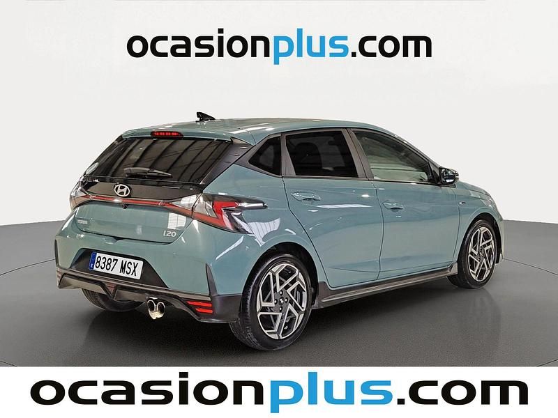 Usado Hyundai i20 N Line 79 CV (58 kW) 2024 Verde Utilitario