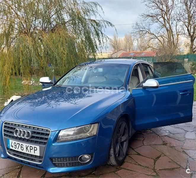 Usado Audi A5 Sportback 190 CV (139 kW) 2010 Azul Utilitario