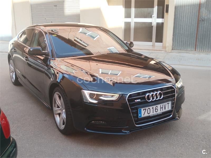 Negro Usado 2014 Audi A5 Sportback Berlina | 12.900 € (Buen precio) - Imagen 1/4