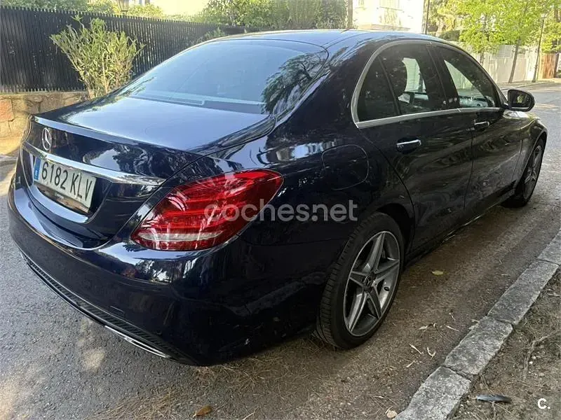 Usado Mercedes C220 170 CV (125 kW) 2018 Azul Berlina