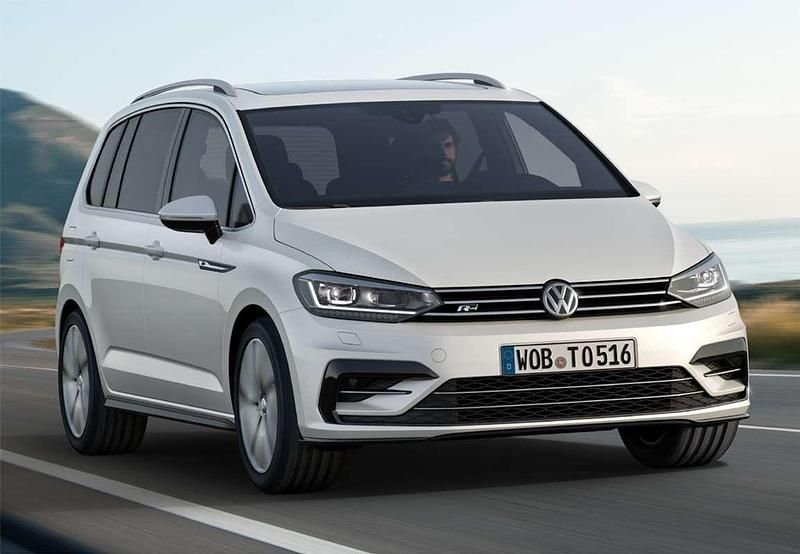 Azul Usado 2020 VW Touran Advance Monovolumen | 19.990 € (Buen precio) - Imagen 1/4