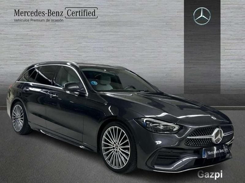 Usado Mercedes C300 AMG line 265 CV (194 kW) 2022 Gris grafito Familiar
